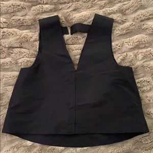 Tibi Black Tank